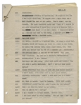 Moe Howard's 11p. Script From August 1953 for a ''Three Stooges Night Club Sketch'' Entitled ''Drag Out the Net'' -- For a Las Vegas Performance, With a Note to ''LOCALIZE'' -- Near Fine Condition